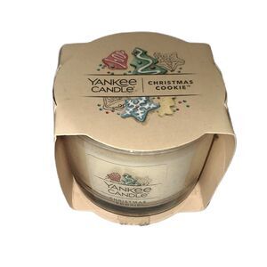 YANKEE CANDLE Christmas Cookie Votive Mini Jar NEW